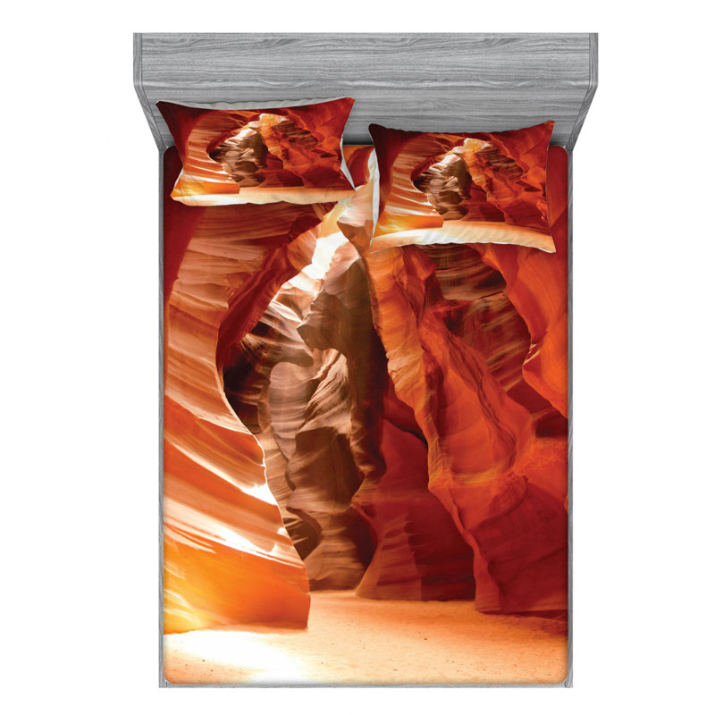 Microfiber Sheet Set, Queen Sheet Set with Fitted Sheet