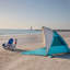 Tente de plage pour 4 à 5 personnes avec auvent parasol Upf 50+
