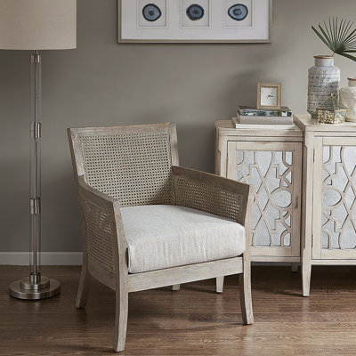 Cane Armchair, Solid Wood