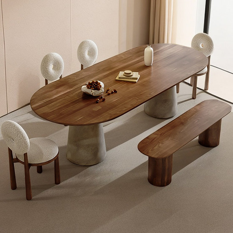 Table de salle à manger Modern, H 29,53 po x L 78,74 po x l 31,5 po
