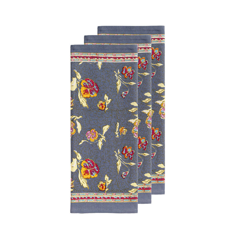 Pansy Floral Jacquard Tea Towel - Thumbnail 5
