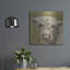 Art mural en métal luxueux «Blondie» par Sara G Designs, 24 po x 24 po
