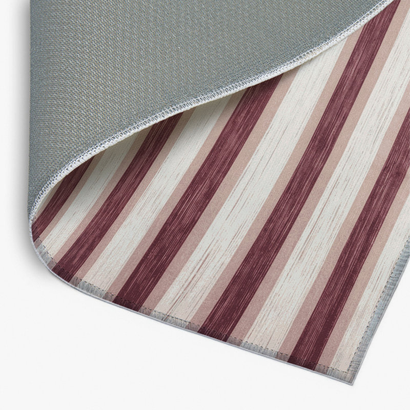 Tapis intérieur / extérieur gris HorizontalStripes, Rectangulaire 2 pi x 3 pi