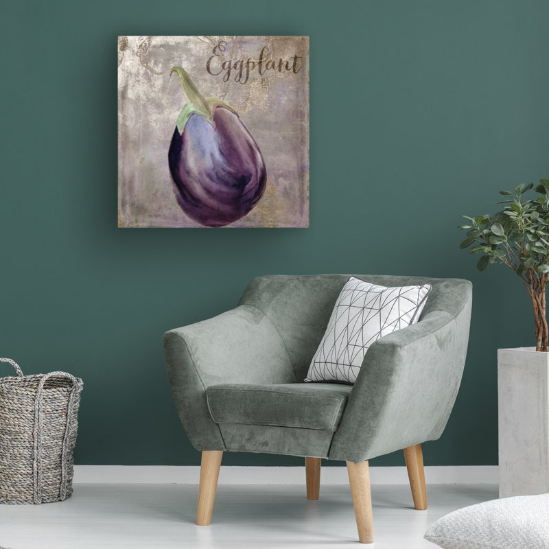 Art sur toile aubergine bolognaise bolognaise, H 14 po x l 14 po