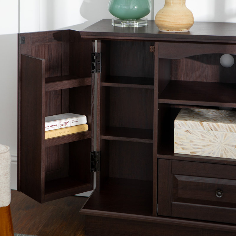 Phillipston Unfinished TV Stand for TVs up to 48", Espresso