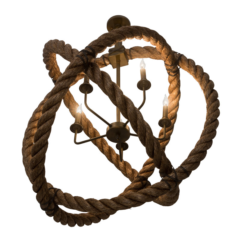 Rustic Lodge 5 - Light Chandelier