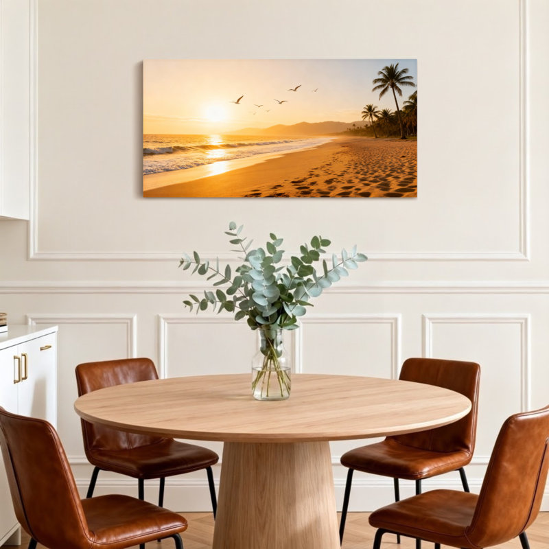 Highland Dunes Landscape & Nature Sunset Beach Palm Trees Birds Sky ...