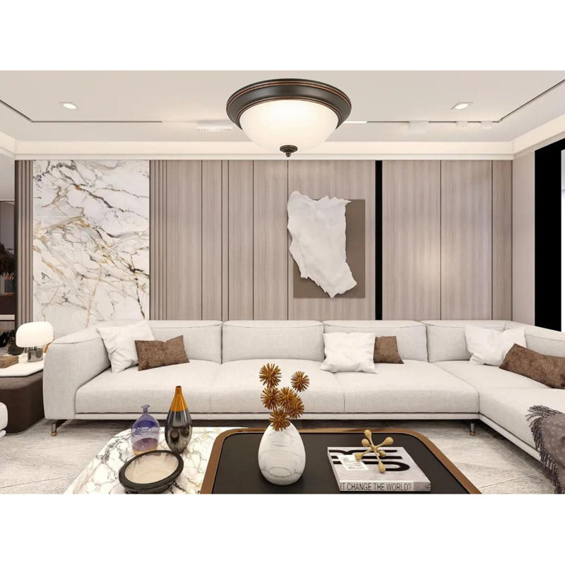 Glass Flush Mount