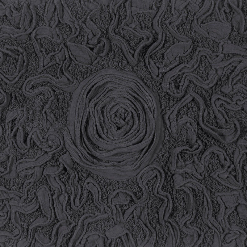 Ensemble de tapis pour salle de bain 2 pièces Freida, Gris