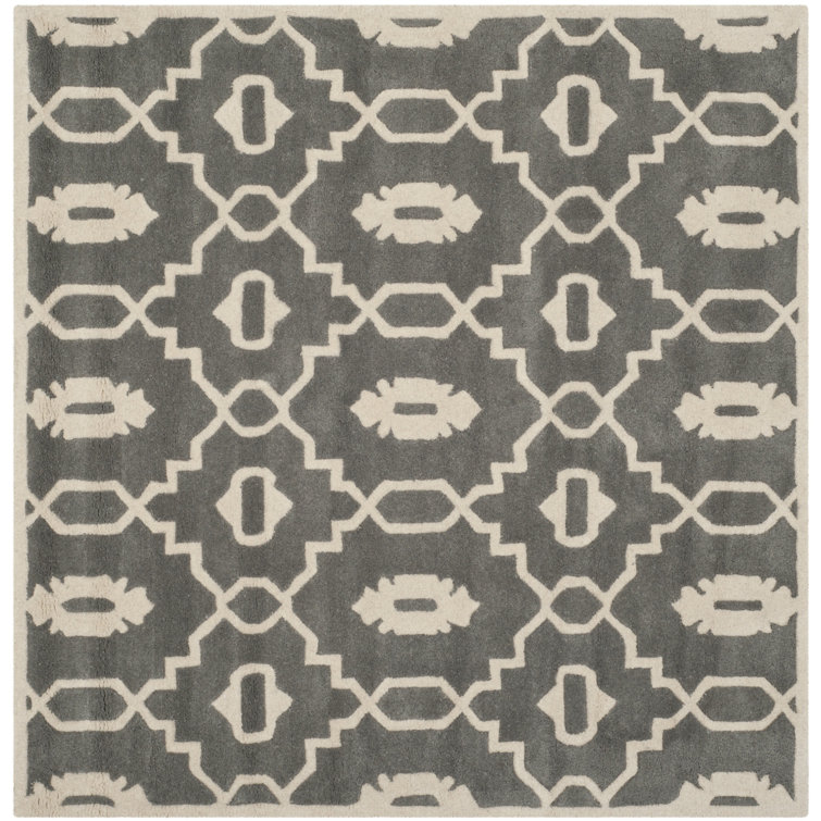 Carolene Hand Tufted Wool Geometric Rug
