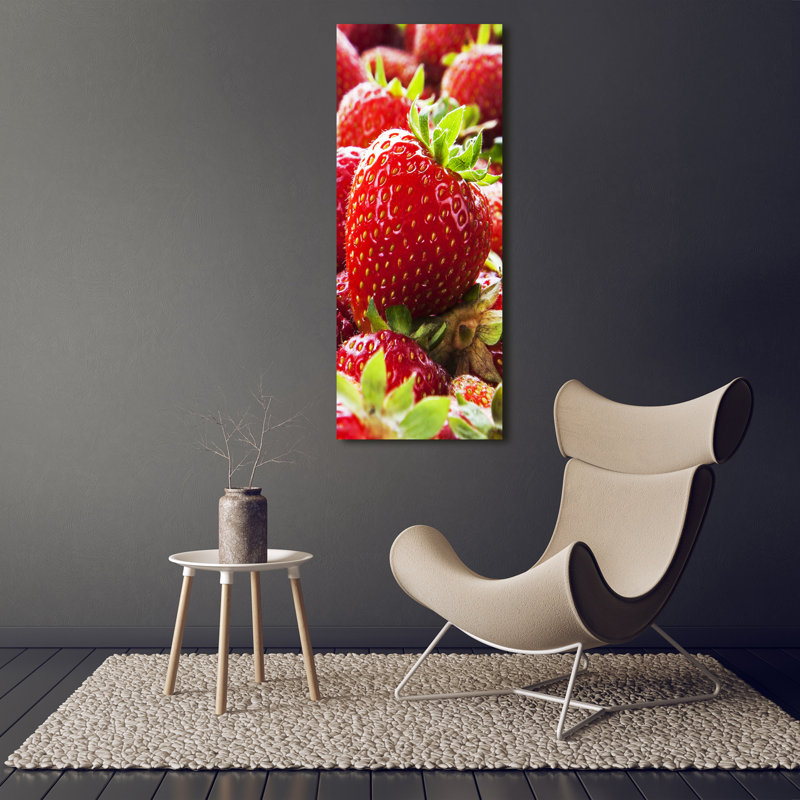 Strawberries - Wrapped Canvas Print
