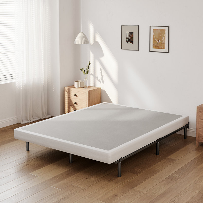 Marple 7" Inch Metal Iron Bed Frames, Heavy Duty anti-sway Box Spring Support,Double Beds for Couples, Families , Perfect for Master Bedrooms & Shared Living Space,Full