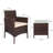3 Piece Patio Rattan Seating Group with Cushions-213525620-175280973
