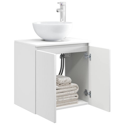 Single Bathroom Vanity with Ceramic Basin