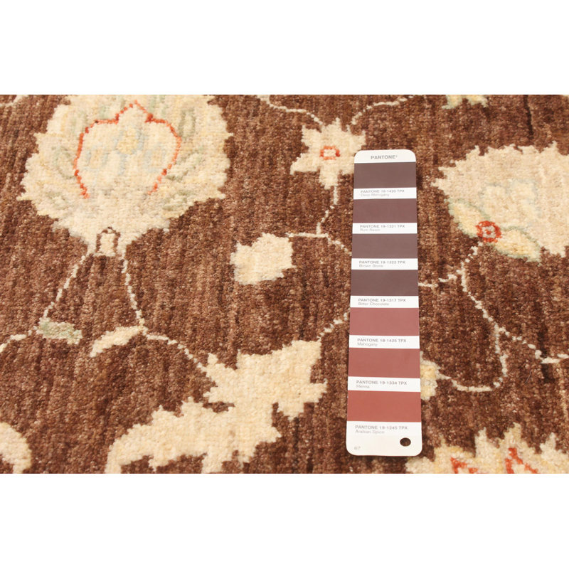 Tapis unique en laine noué à la main 5 pi 7 po x 7 pi 9 po nouvel âge Harstad