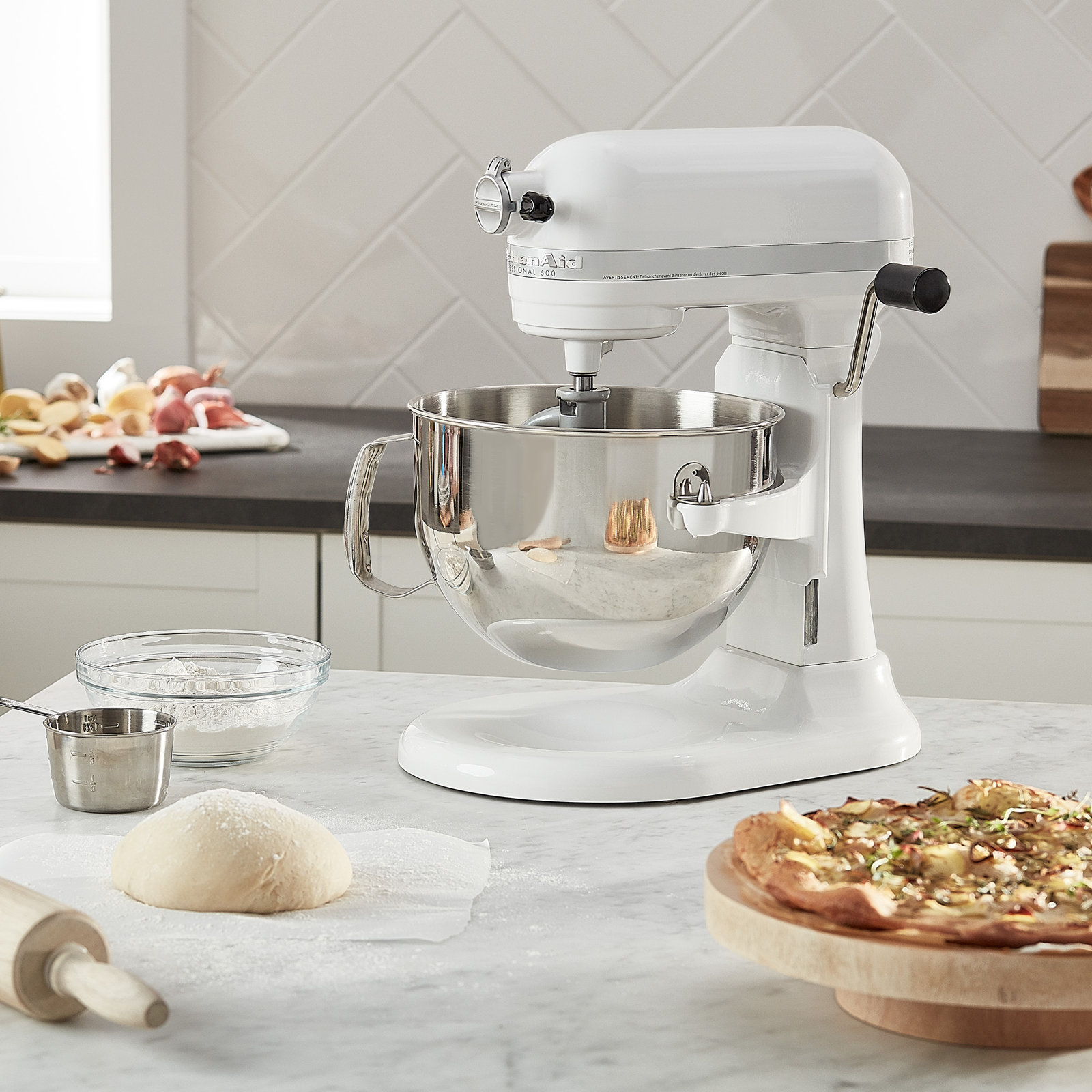 KitchenAid® Professional 600 Series 6qt Stand Mixer, White