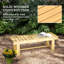 Banc de jardin en bois Carnahagh