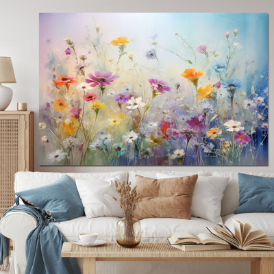 Wildflowers Blossoming Dreams - Art mural fleurs sauvages