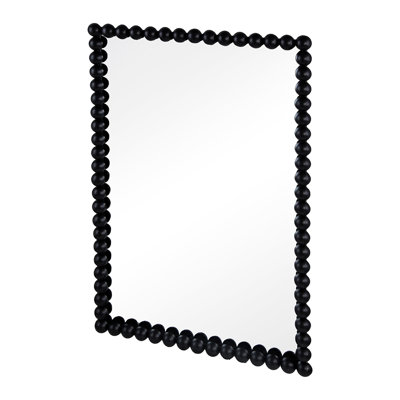 Black 24"X36" Decorative Mirror - Makes Living Room, Bedroom, Entryway Shine 24X36 Inches Transforms Vibe Of