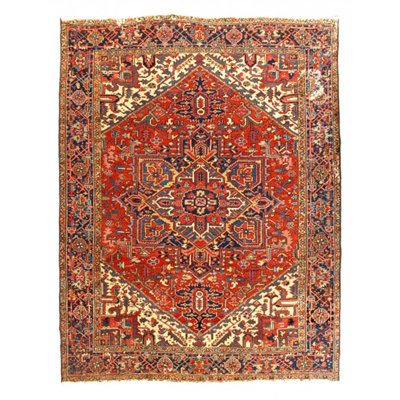 Persian Antique Serapi 8'8'' X 11'4''