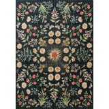 Classic Hand Knotted Floral Area Rug