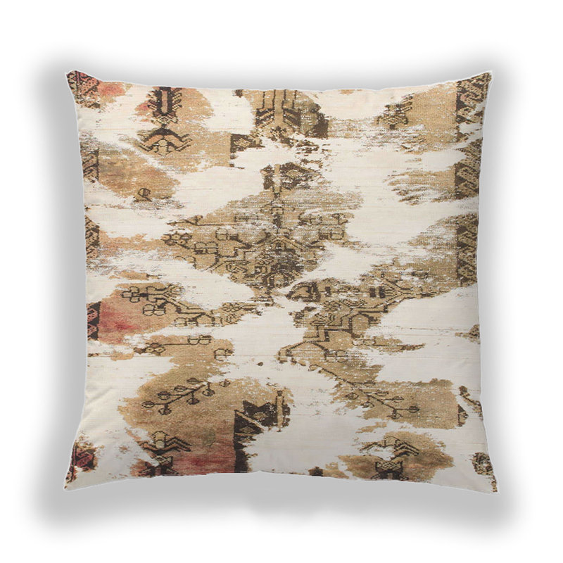 Coussin décoratif abstrait 1057, Microsuède