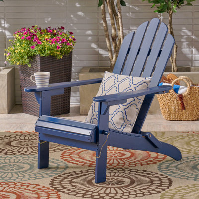 Chaise Adirondack pliable pour l'extérieur