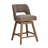 Bisto Modern Faux Leather Swivel Bar Stool with Cutout Backrest-466326318-466326320