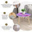 Ensemble de 2 tables basses gigognes Triangle