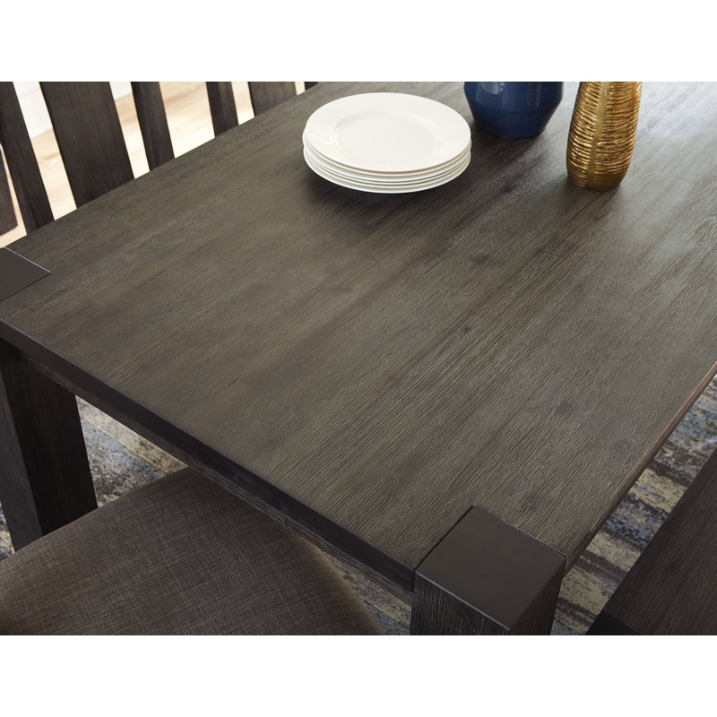 Jhoti 36 " Mango Rectangular Solid Wood Top with Solid Wood Base Dining Table
