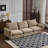 99 In. 3Piece Modular Free Combination Sectional Velvet Sofa Couch, NOMAD-480689806-480689807