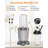 850W Upgraded Compact Smoothie Blender - Personal Blender with 26 Oz To-Go Cups and Spout Lids