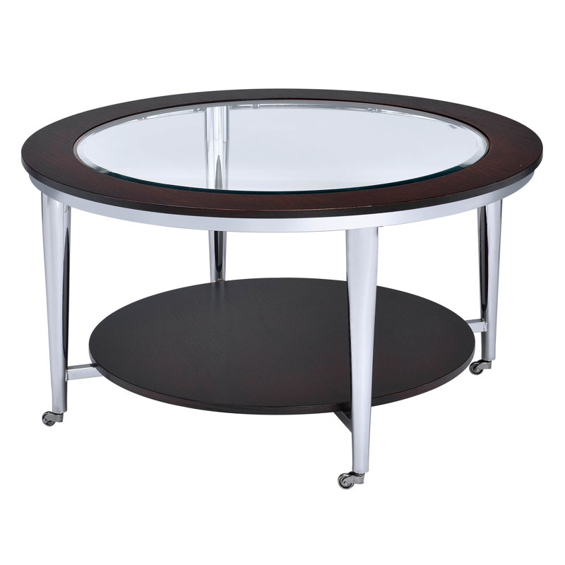 Ansgar Glass Top Coffee Table
