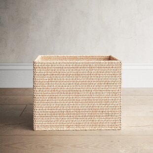 Tava Handwoven Rattan Letter File Box With Lid