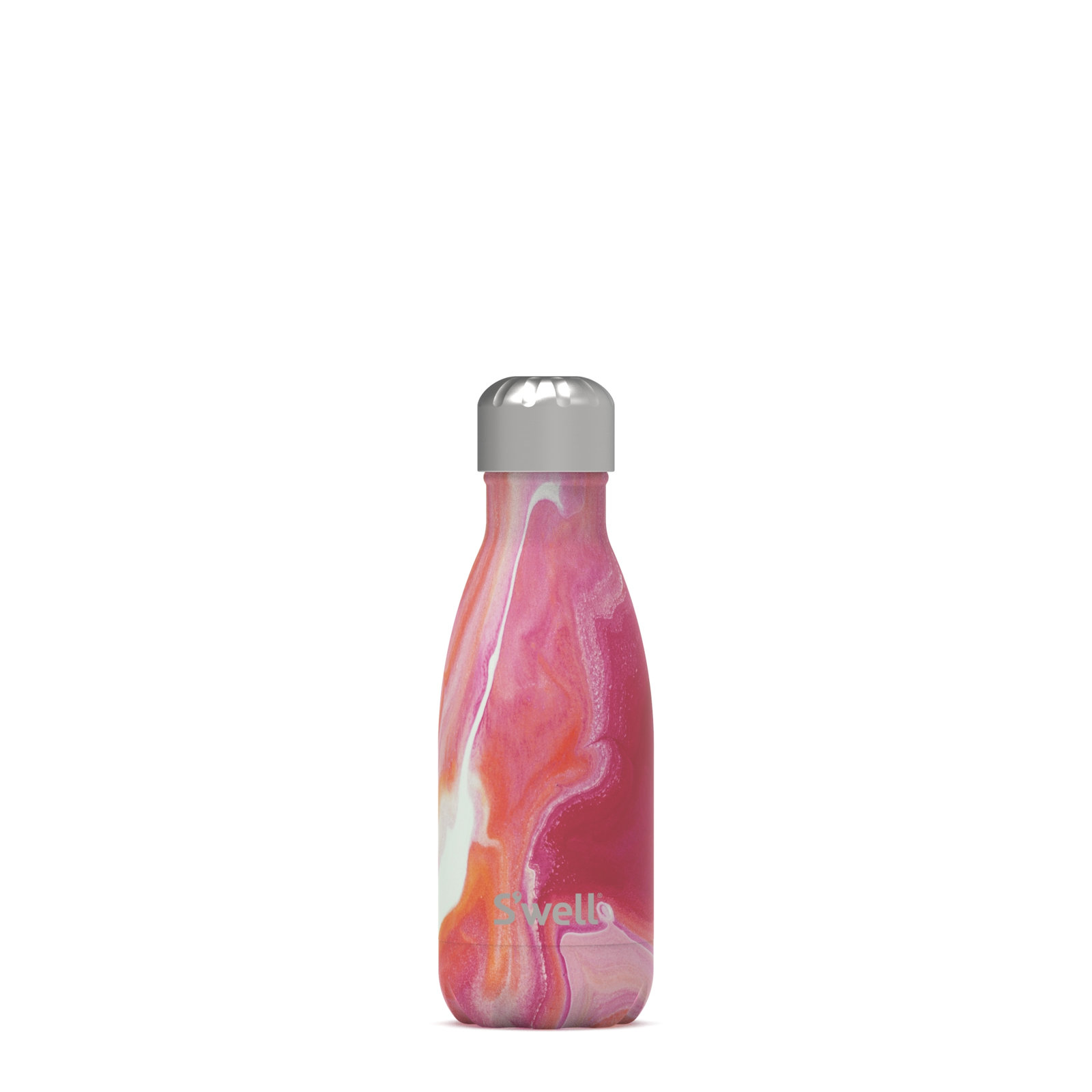 S'well Stainless Steel Triple-Layered Vacuum-Insulated Water Bottle, 17.oz, Rose Agate