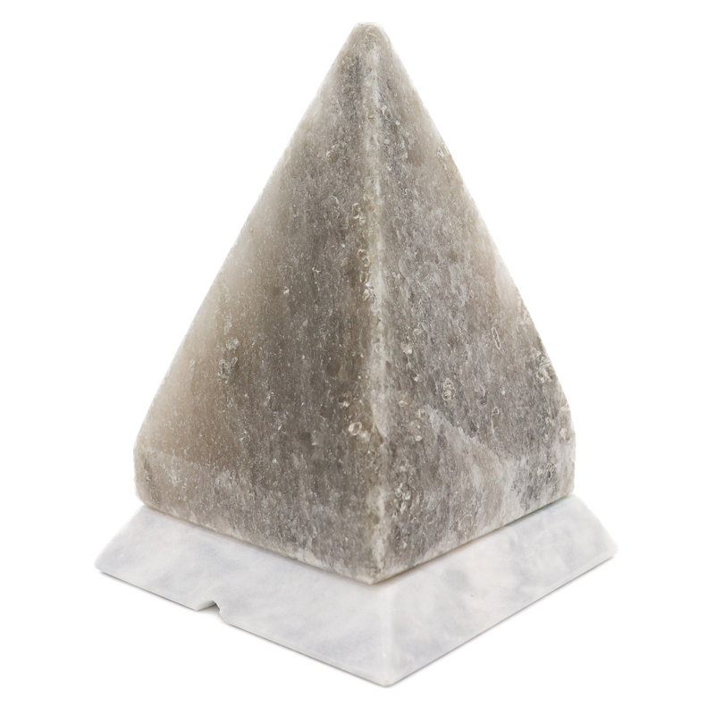 Charlae 10 Lb. No Subject Themed Salt Lamp, Gray