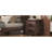 Vintage Nightstand With Spacious Storage And Dark Walnut Finish