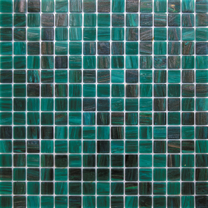 Mingles 0.8" x 0.8" Glass Grid Mosaic Wall & Floor Tile