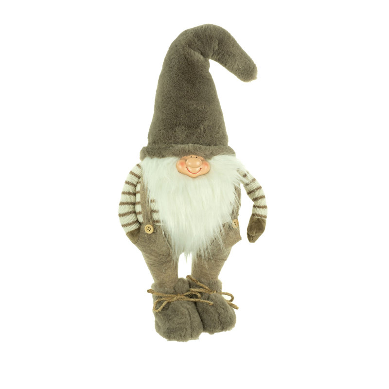 Gnome Portly brun debout