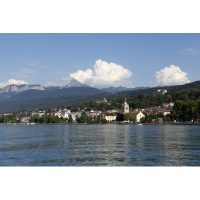 Evian, Lake Geneva - Photographie sur toile tendue
