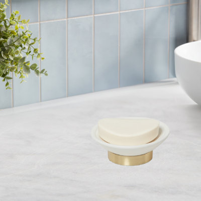 Dubai (brass trim) Soap Dish