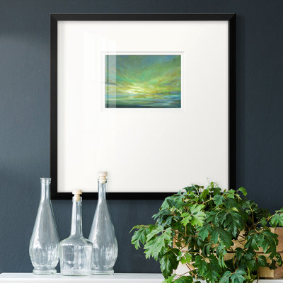 Bord de mer, impression encadrée