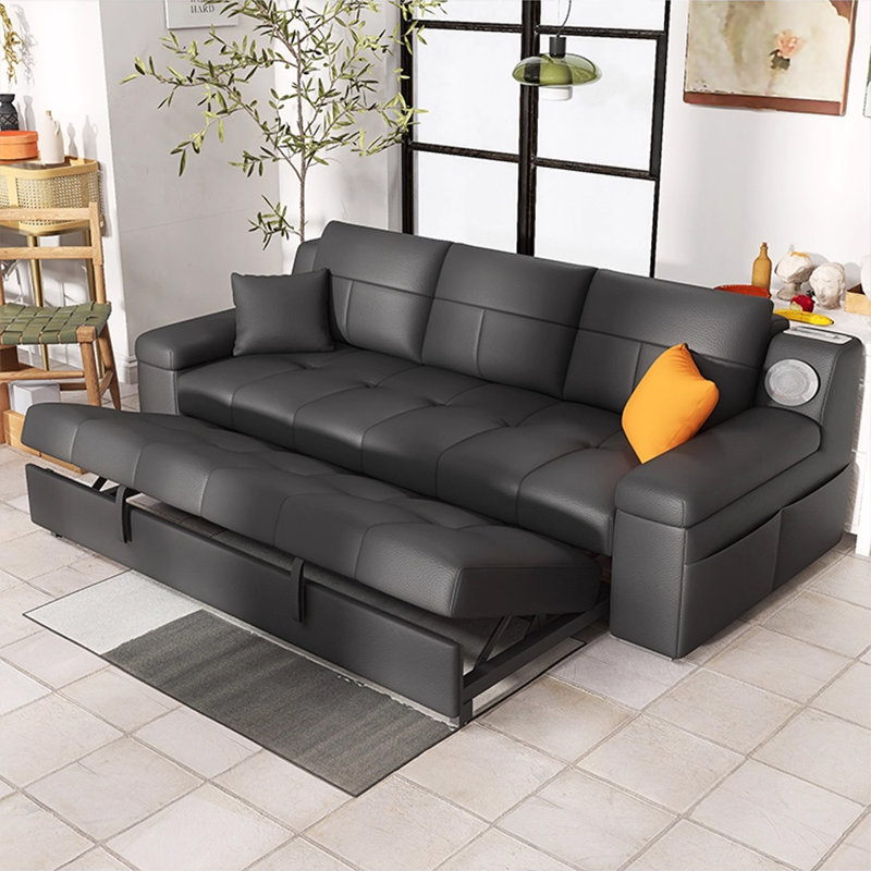 Canapé modulaire Black Cat, H 35,43 po x l 86,61 po x P 35,43 po