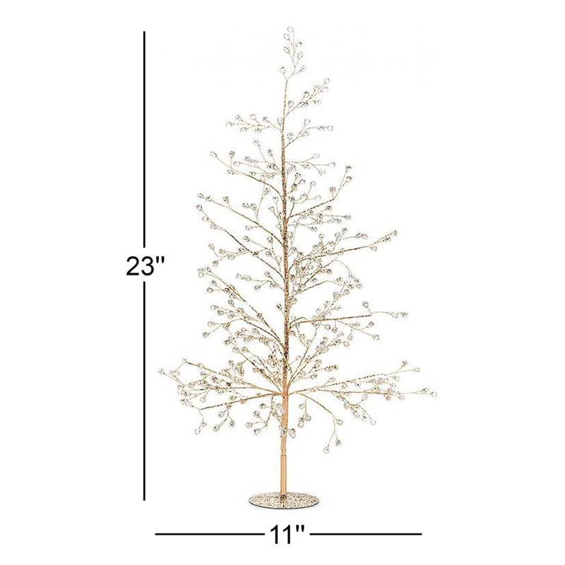 Décoration d'arbre en cristal