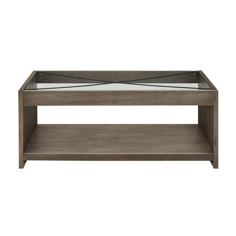Laguna Frame Coffee Table with Storage, Grey