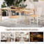 Chaise d'appoint à dossier en lattes Nerrissa-698170383