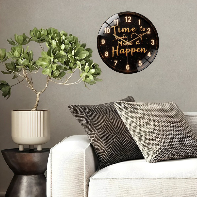 Horloge murale 12 po