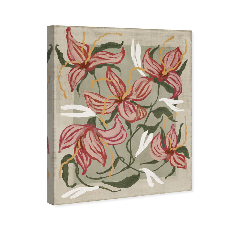 Daffodils And Lilies Print by Oliver Gal, Gallery Wrapped, 24"H x 30"W