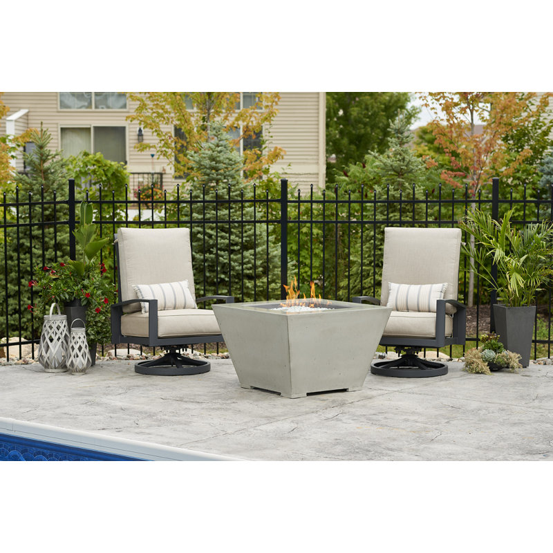 Cove Square Concrete Smokeless Fire Pit