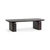Chloe Solid Wood Sled Coffee Table